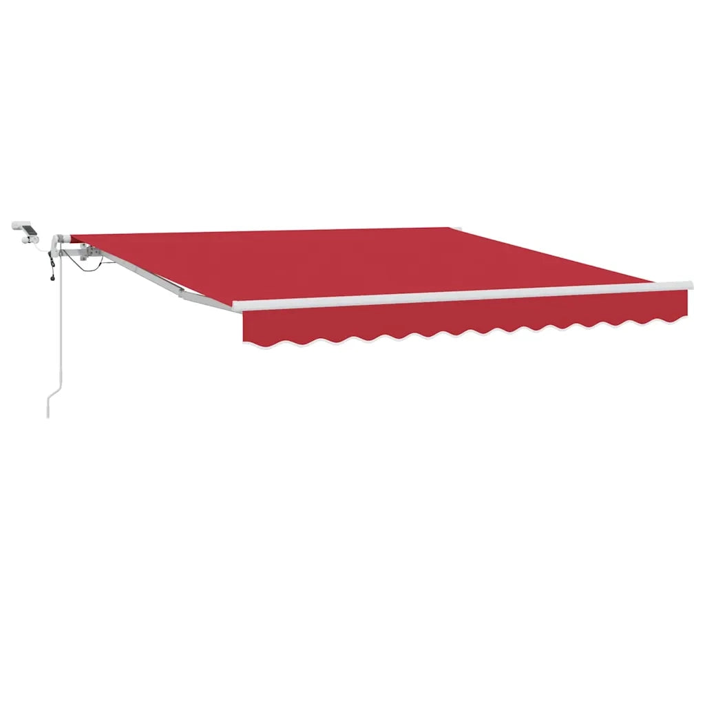 Tenda Retrattile Rosso 300 x 250 cm Poliestere e Metallo