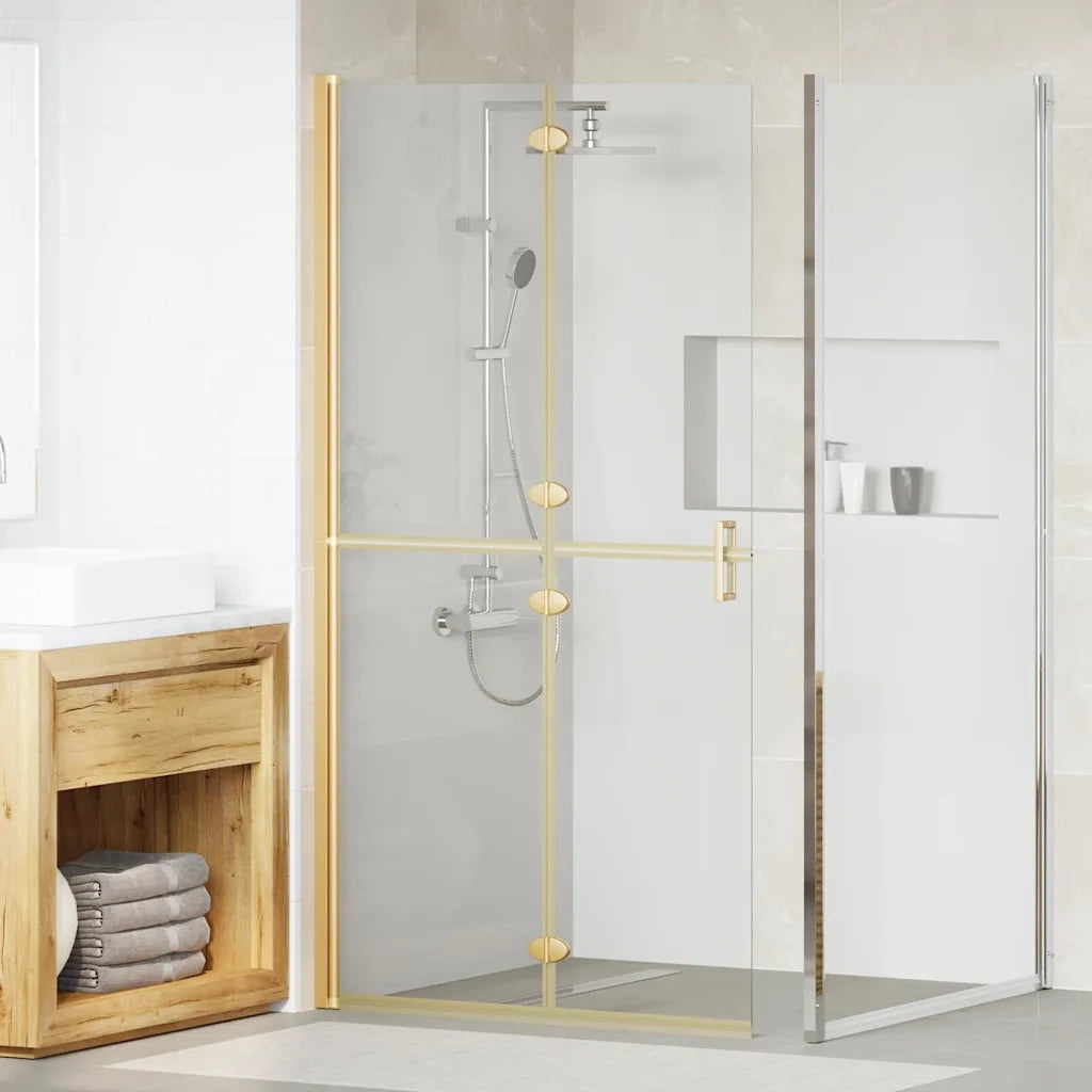 Parete doccia walk-in Oro 100 x 6,5 x 190 cm CFW1747547
