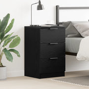 Comodino in Rovere Nero  - 40x65x65 cm