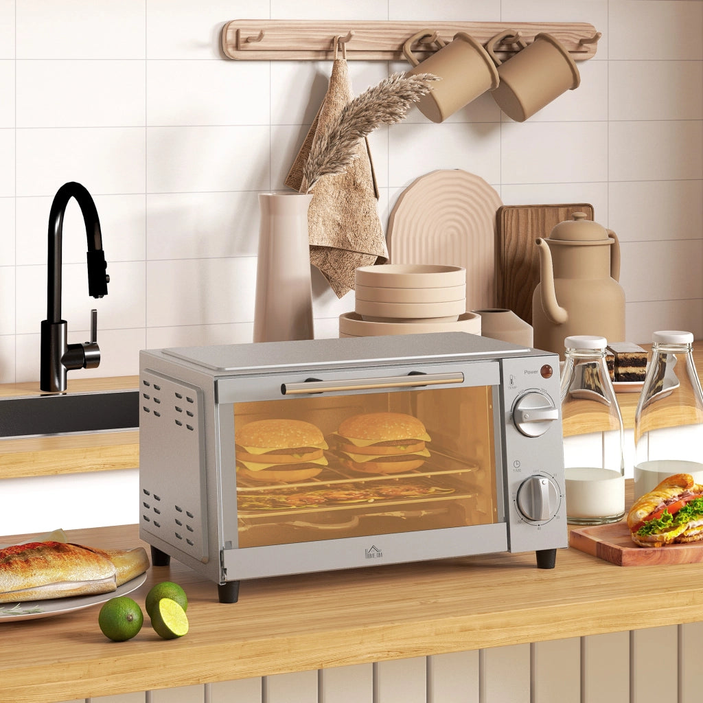 Mini Forno Elettrico 9L ¨C Xylo ¨C Acciaio Inox con Teglia e Griglia