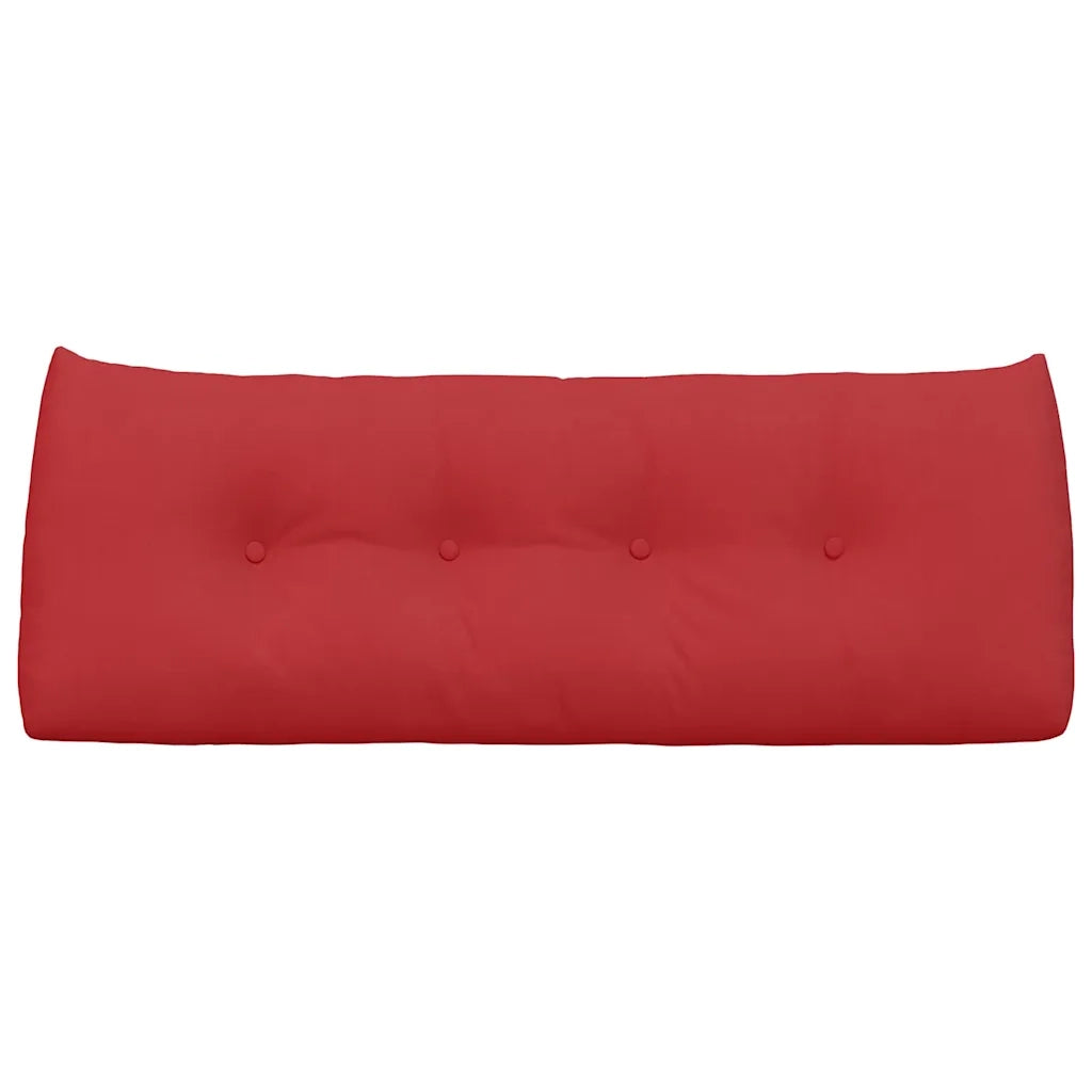 Cuscino per Schiena Rosso 120 x 24 x 50 cm Tessuto
