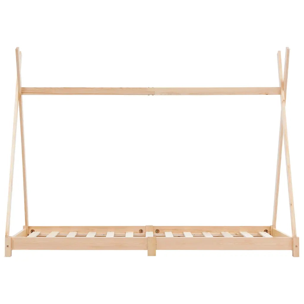 Giroletto per Bambini in Legno Massello di Pino 80x160 cm 283356