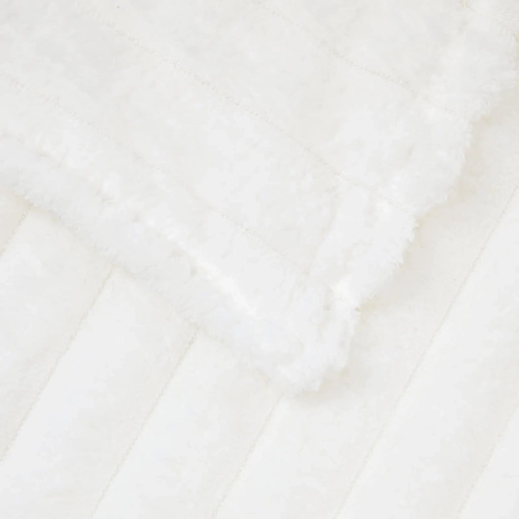 Coperta Bianco 240 x 220 cm Panno 42016847