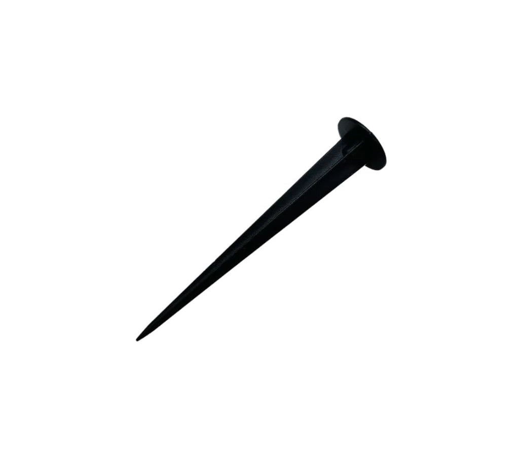 FARETTO PICCHETTO ORIENTABILE DA GIARDINO LAMPADINE GU10 IP65 IMPERMEABILE NERO