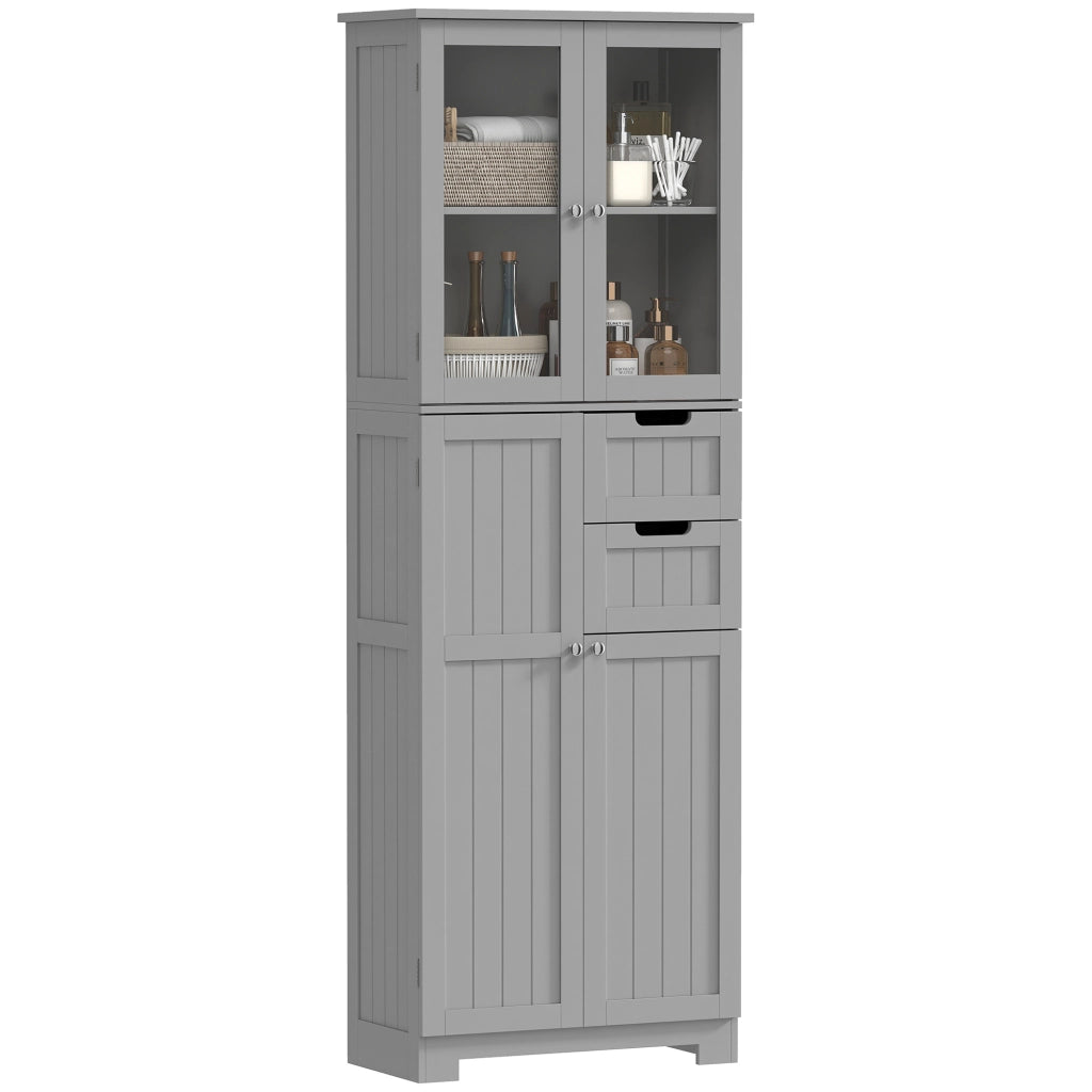 Mobile bagno alto contenitore, 60x30x170 cm, grigio