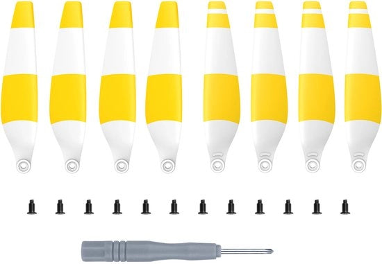 Propulsori adatti per DJI Mini 3, adatti per 6030F ali a doppia superficie colorate e silenziose da 8 pezzi accessori