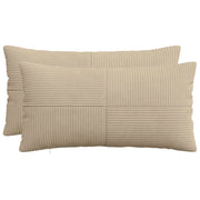 Federa 2 pcs ALMELO Tortora 40 x 70 cm corduroy 914507