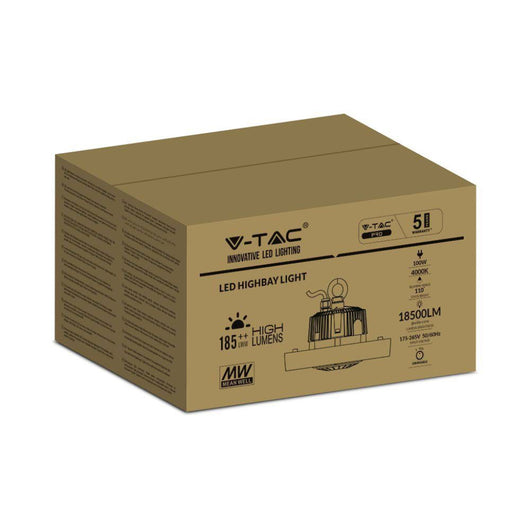 Highbay a LED da 100 W con driver meanwell 4000k Dimmable (200lm/watt), garanzia di 5 anni