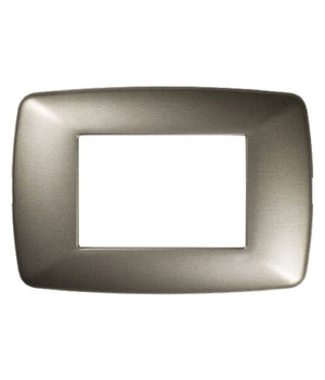 Placca Brio 3F. Acciaio Spazzolato, FEB 3203/AS