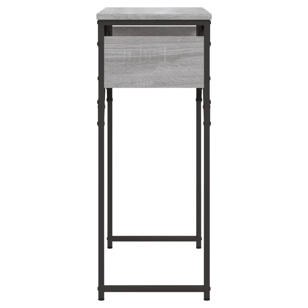 Tavolo Consolle | Tavolo d'Ingresso Ripiano Grigio Sonoma 75x30x75cm Multistrato