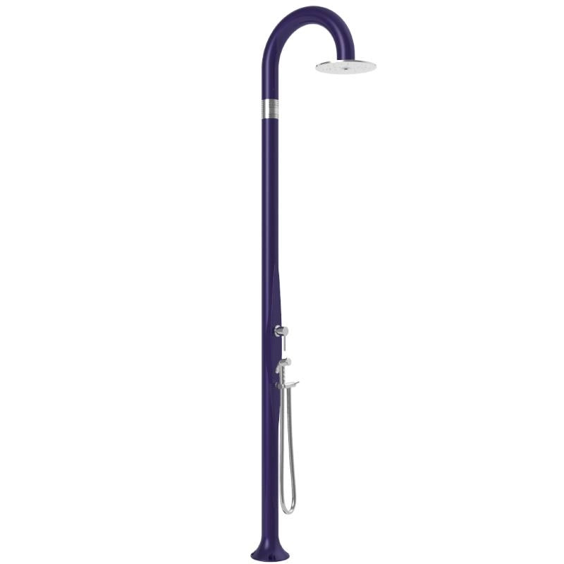 Doccia Tradizionale In Alluminio Funny Yin Top Line Con Miscelatore E Doccetta Colore Zaffiro Cv-T345-Tl/5600