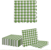 Serviette da tavola da un tempo 40 pezzi - Verde oliva - Dimensioni 33 x 33 cm - Decorazione da tavola - Decorazione da festa