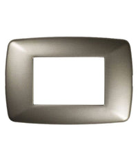 Placca Brio 3F. Acciaio Spazzolato, FEB 3203/AS