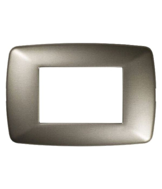 Placca Brio 3F. Acciaio Spazzolato, FEB 3203/AS