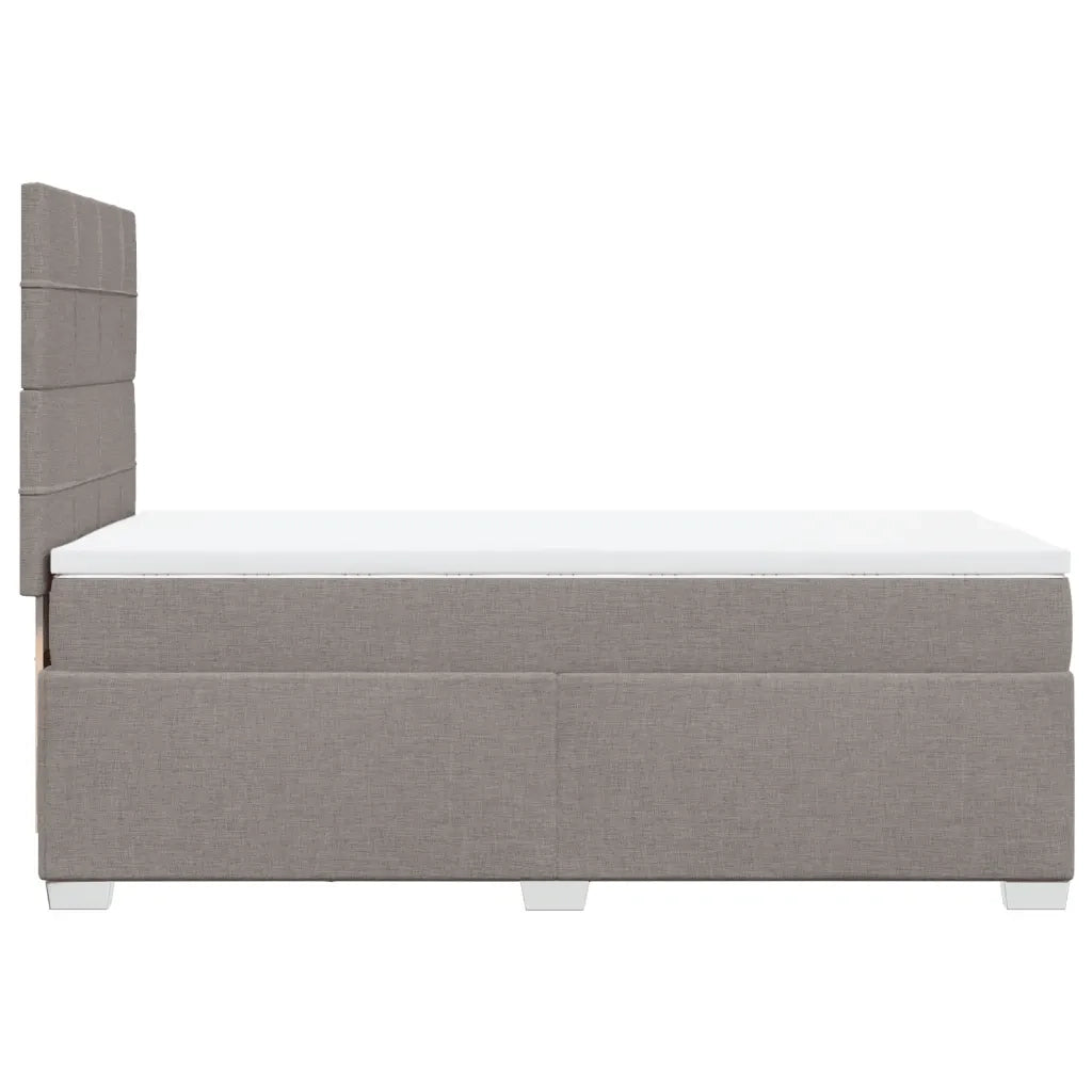 Giroletto a Molle con Materasso Tortora 90x200 cm inTessuto 3290375