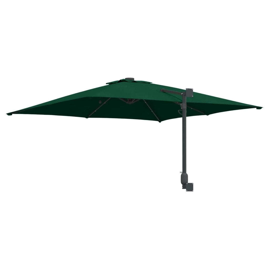 Ombrellone da giardino moderno inclinabile 248,5 x 247,5 x 160 cm poliestere verde 02_0058651