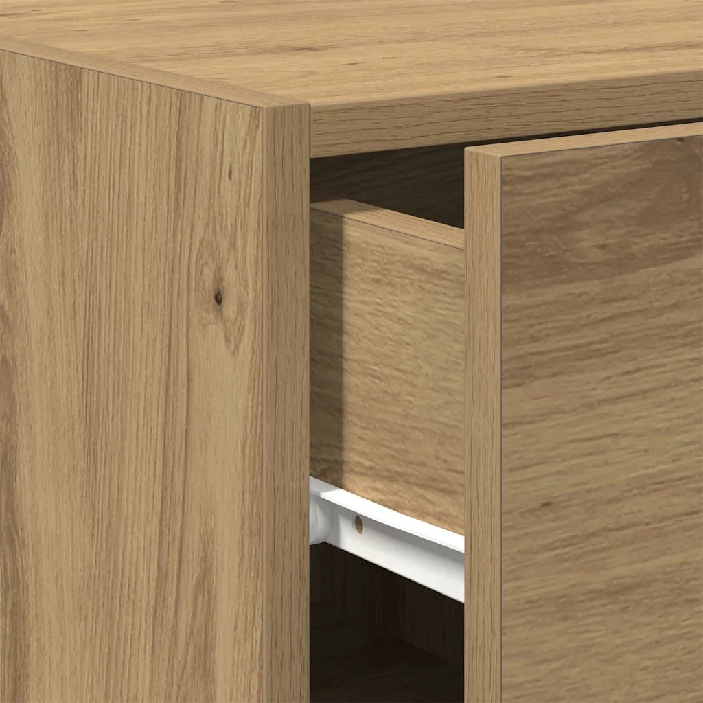Credenza con Cassetto-Buffet-Armadio da cucina Rovere artigianale 30 x 42,5 x 93 cm