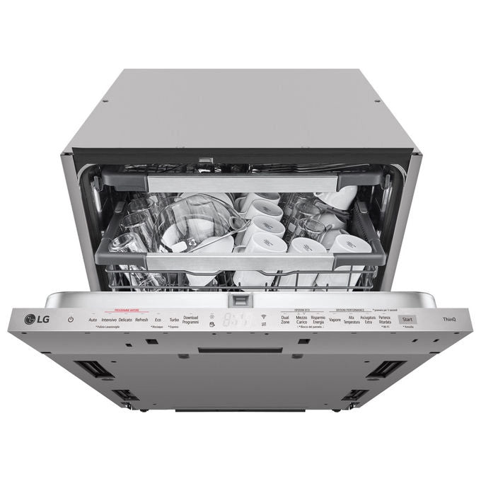 LG Lavastoviglie a scomparsa totale 14 coperti QuadWash TrueSteam Wi-Fi Classe A