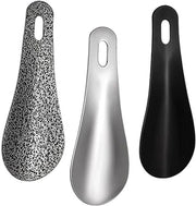 Set di Spazzole per Scarpe da 3 pezzi - Mini Spazzole - Acciaio Inossidabile - 10 cm - Portatile - Supporto di Appoggio per Deposito Facile - Aiuto per la Curatela delle Scarpe