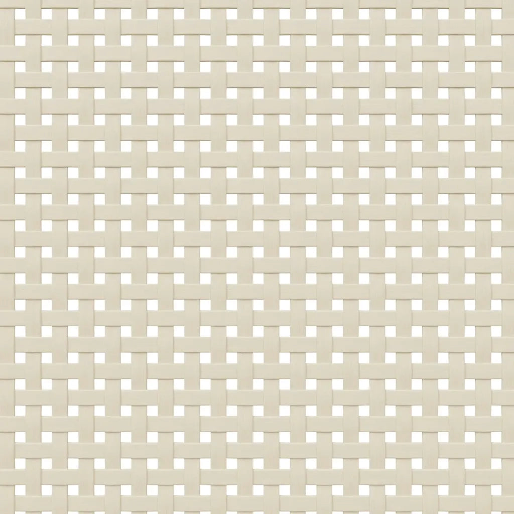 Credenza | Madia | Buffet da pranzo | Armadio da pranzo SENJA Aspetto Rattan Bianco 90x35x130 cm Massello Pino