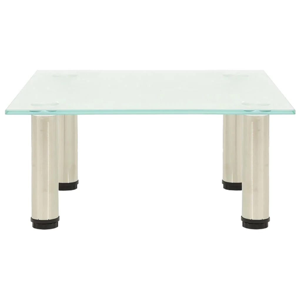 Mobile TV multimediale scaffale TV credenza mobile TV sala da pranzo soggiorno camera da letto satinato 40 x 35 x 17 cm vetro temperato trasparente 02_0027626
