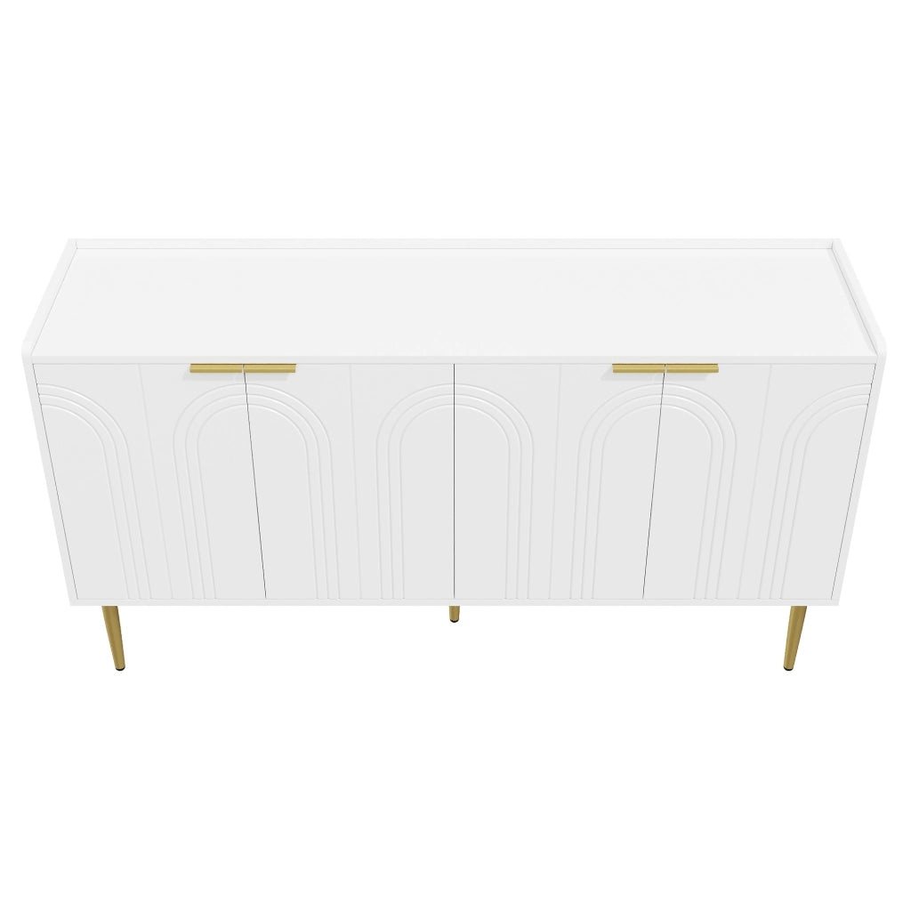 Credenza Moderna ¨C Xylo ¨C Legno, Soggiorno, 140x38x75 cm