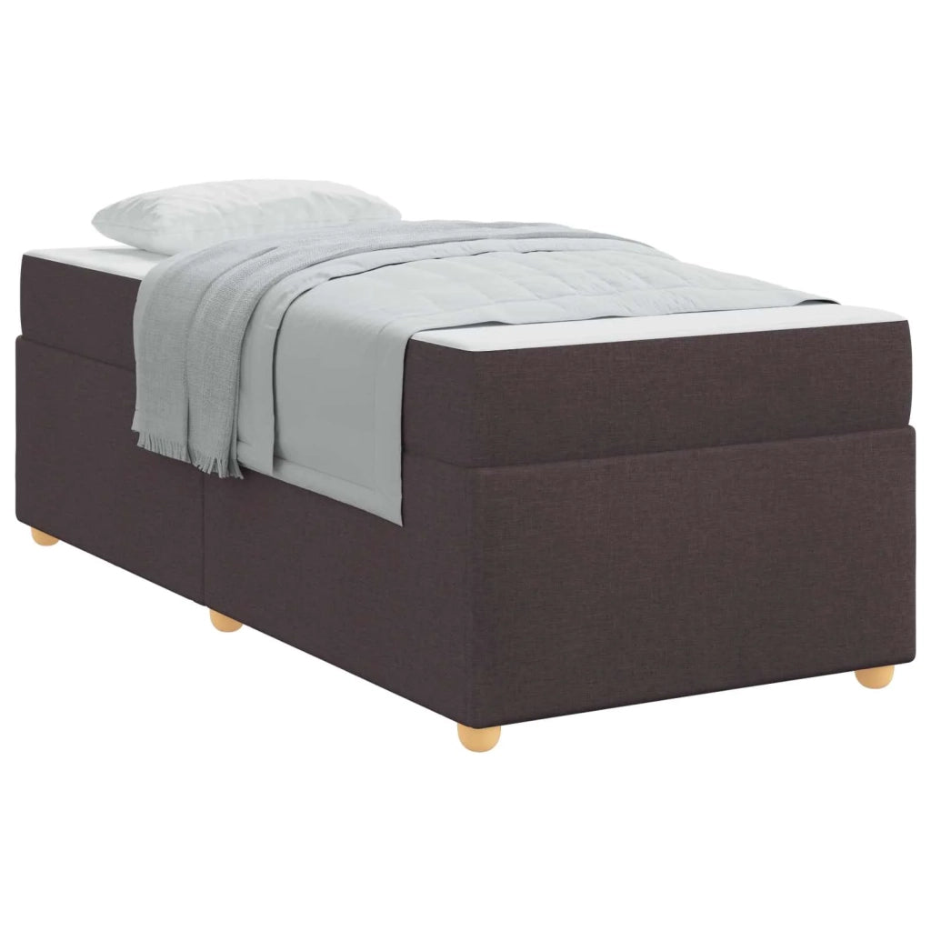 Struttura del letto Marrone Scuro 80 x 200 cm Tessuto 3399317