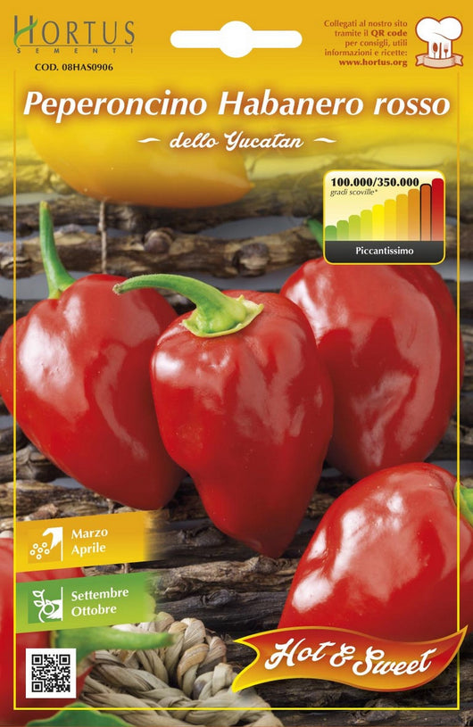semi orto peperoncino habanero rosso cod:ferx.76575