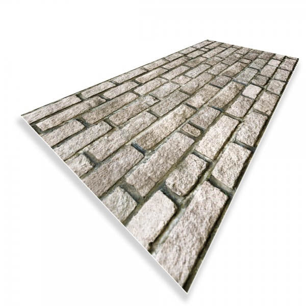 MATTONE MONOCROM - Paraschizzi da cucina in PVC flessibile - Misura 120x60cm spessore 3mm