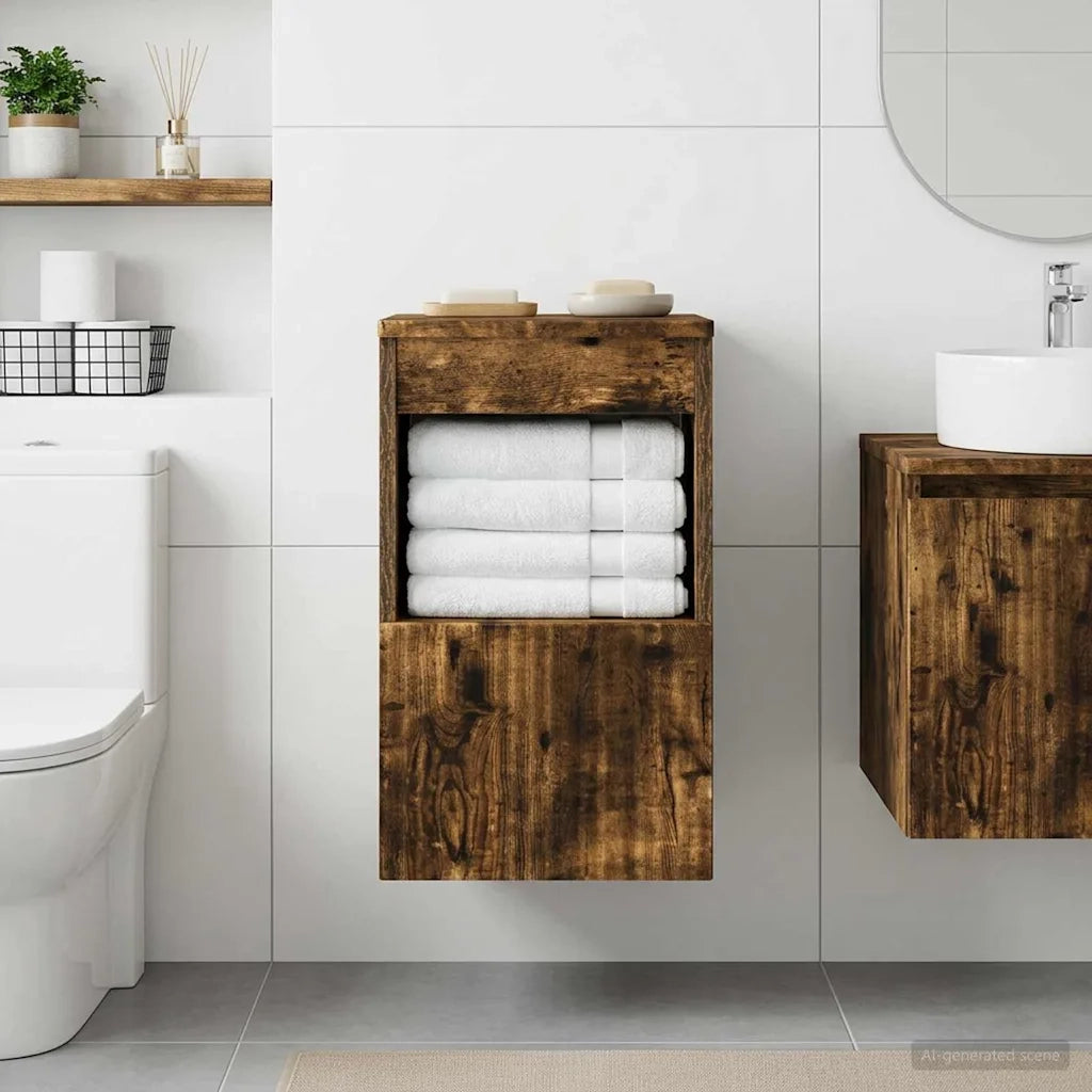 Mobile da Bagno Rovere Fumo 30 x 41 x 50 cm 890497