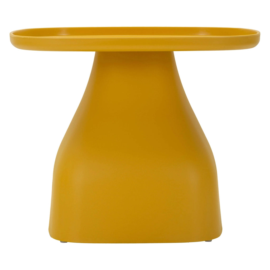 Matata, Tavolino da Salotto Adatto per Indoor/outdoor, 48x48x38h cm Giallo
