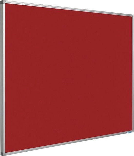 Pannello di segnalazione Softline profilo 16mm Rood - 120x240cm