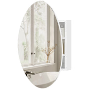Mobile Bagno LED con Specchio Antiappannante ¨C Zephmum ¨C Bianco 60x30x
