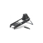 DE BUYER 2015.03 Mandolina Swing Plus Affettatrice Regolabile per Tagli Lisci Ondulati Julienne e Waffle in Acciaio Inox e Polimero Composito colore Nero
