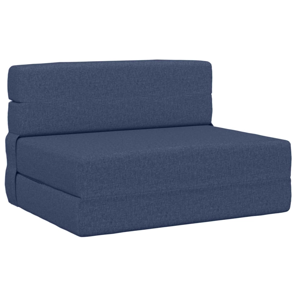 Divano Letto Pieghevole Blu 70 x 80 x 60 cm Tessuto