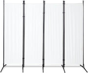 Schermo per camera con 4 pannelli - 200 x 170 cm - Divisore per stanza Giardino Parete di separazione Beige