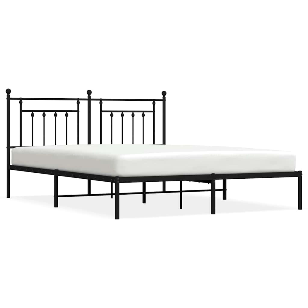 Giroletto con Testiera in Metallo Nero 183x213 cmcod mxl 129744