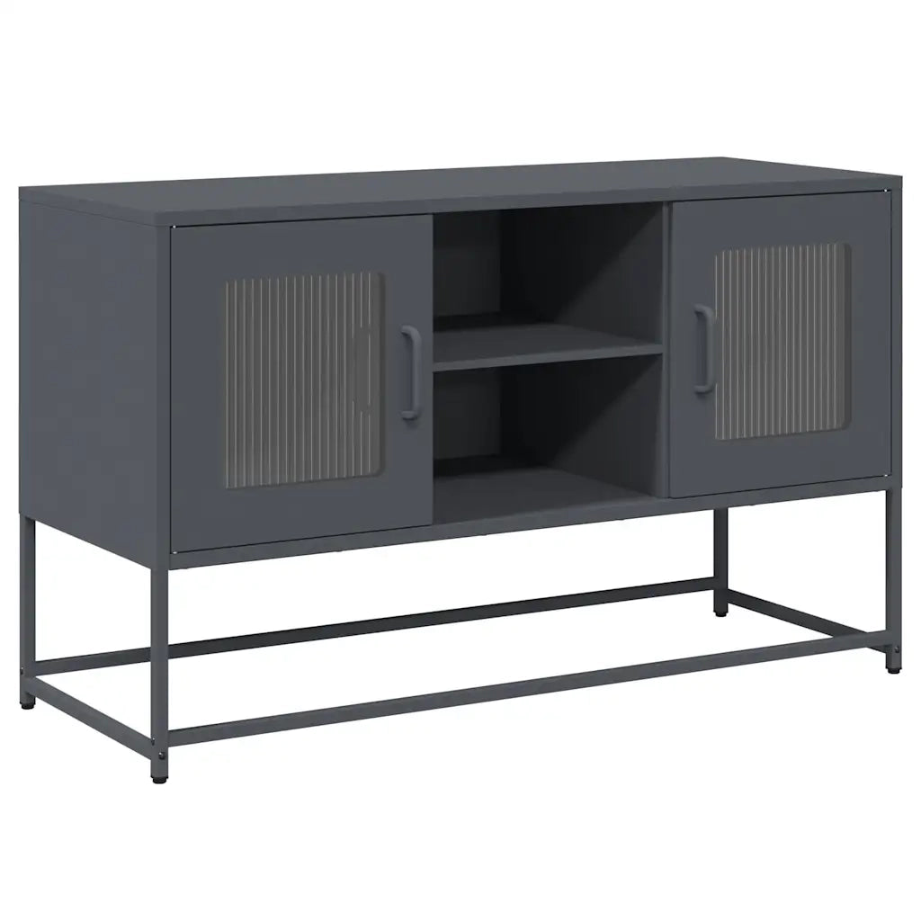 Mobile TV Antracite 100,5x39x60,5 cm in Acciaio 853382