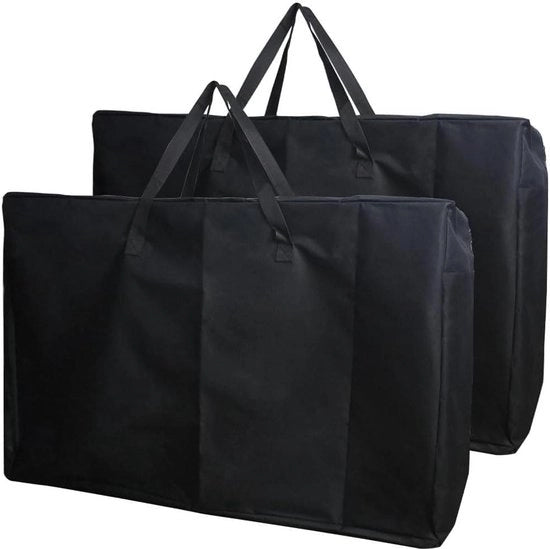 Tuolo da Giardino con Cuscino Portaoggetti 2 Pezzi - 105 x 73 x 28 cm - Resistente al Carico 600D - Sedile Pliabile con Sostegno per Ombrellone da Spiaggia - Sedia da Campeggio con Sostegno Terrazza - Grande Borsa da Viaggio