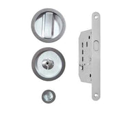 KIT PER PORTE SCORREVOLI CON NOTTOLINO FIMET E50 - Cromo satinato - FIMET MANIGLIE