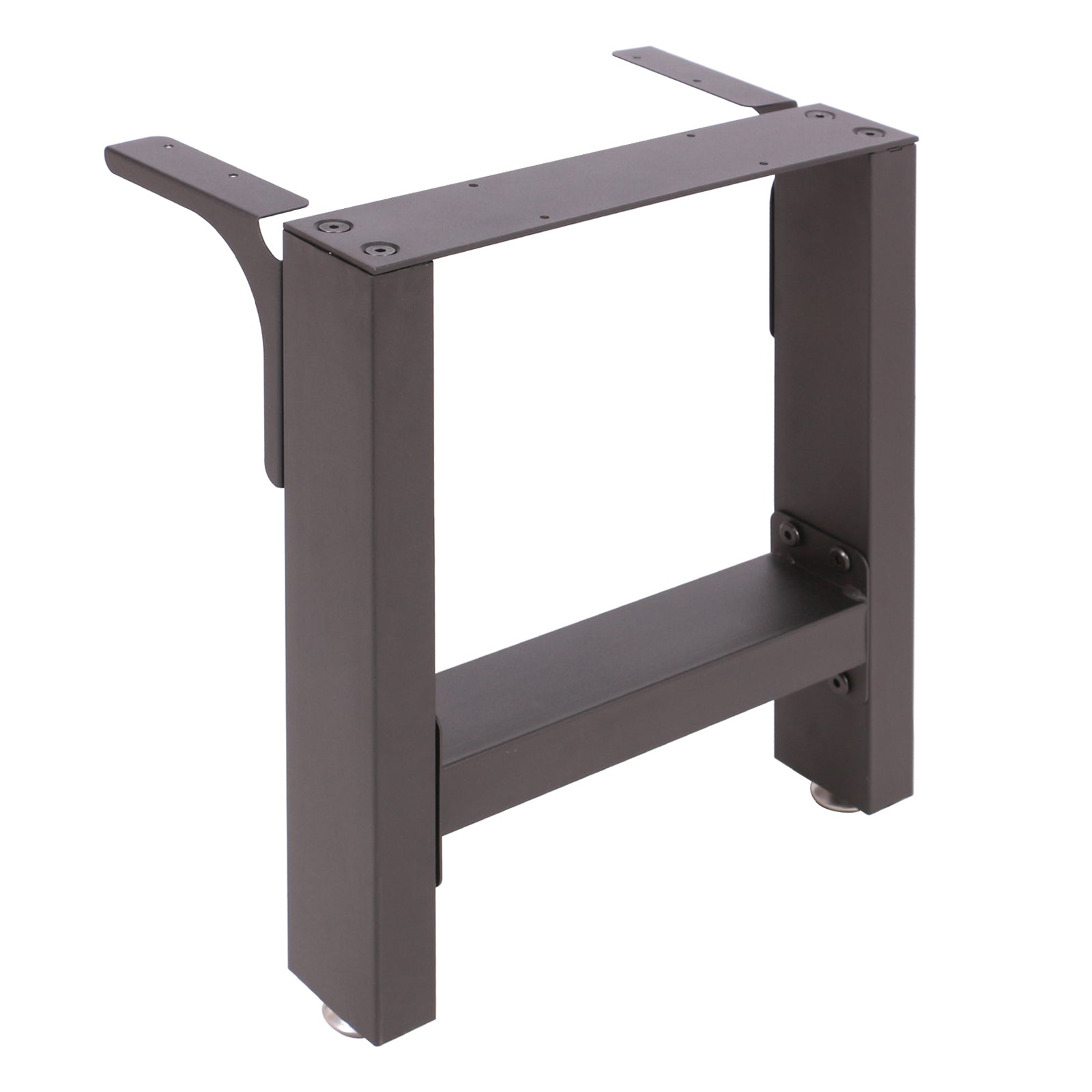 Base per panche verniciatura a polvere nero 40x43cm Telaio quadrato panca