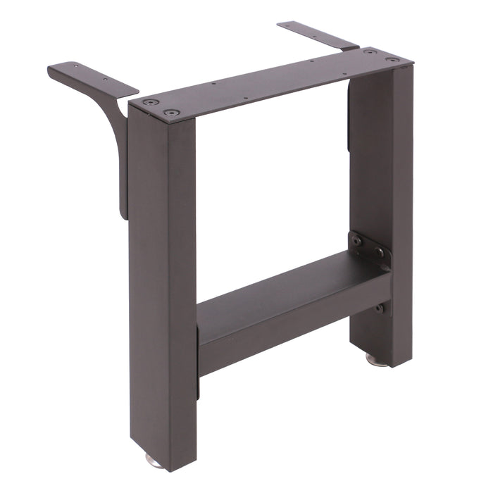 Base per panche verniciatura a polvere nero 40x43cm Telaio quadrato panca