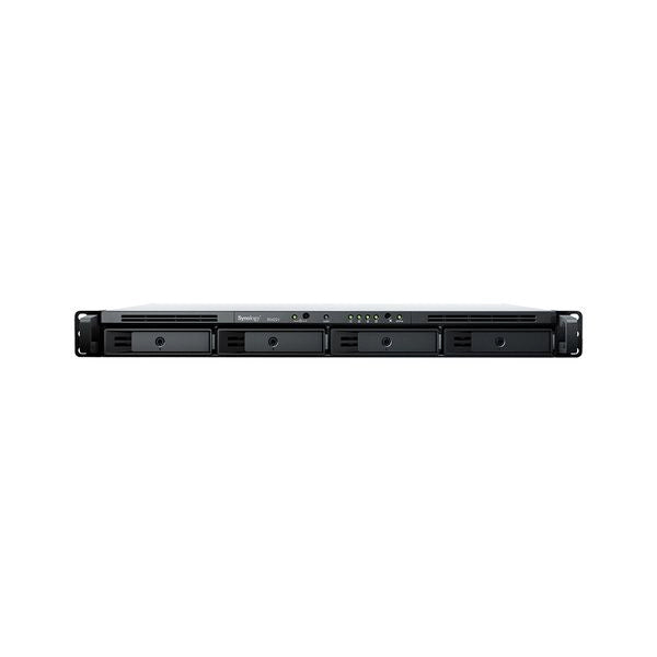 Synology nas rack 4bay 2.5/3.5 ssd/hdd sata, amd ryzen r1600 2core  2,6ghz, 2gb ddr4 ecc, 2xgigabi - RS422+