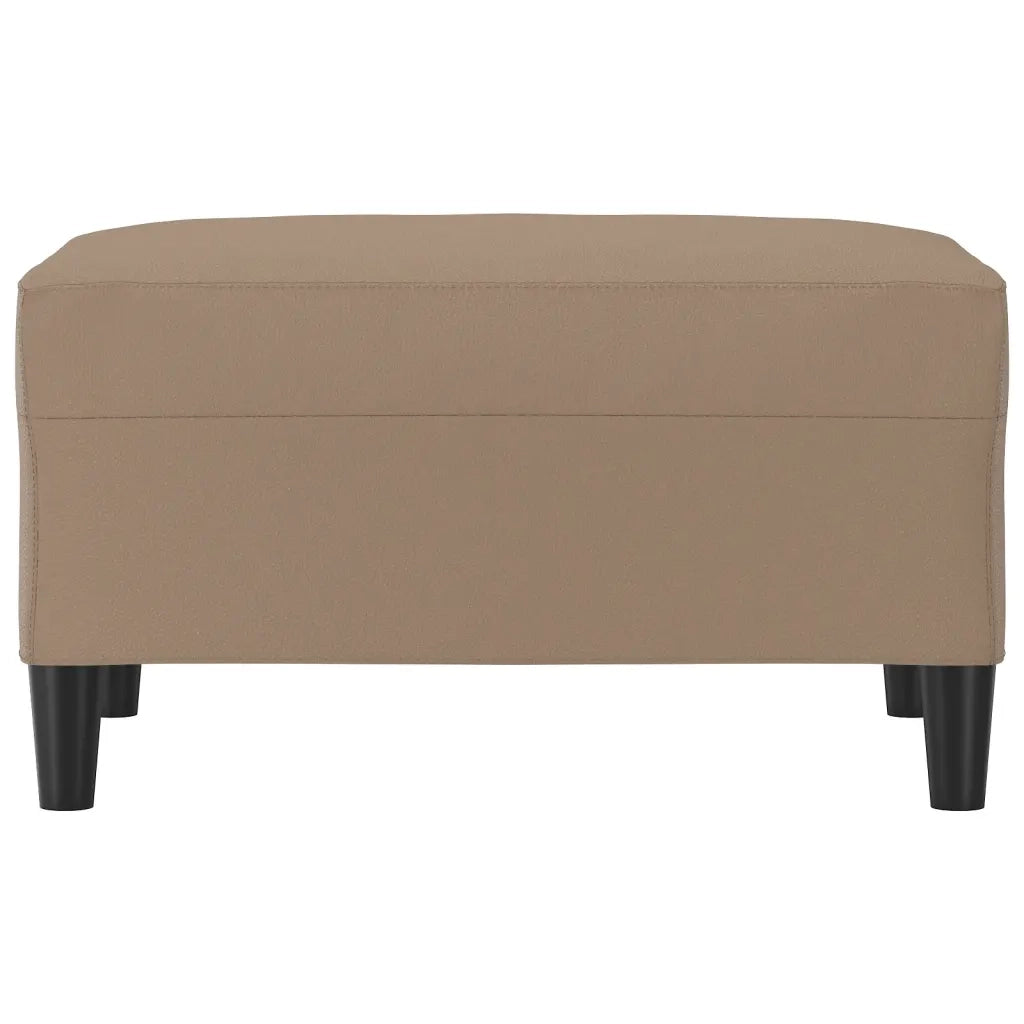 Poggiapiedi Cappuccino 70x55x41 cm in Similpelle 349316