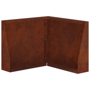 Muro di contenimento 50 x 50 x 50 cm Acciaio Corten Ruggine 8015239