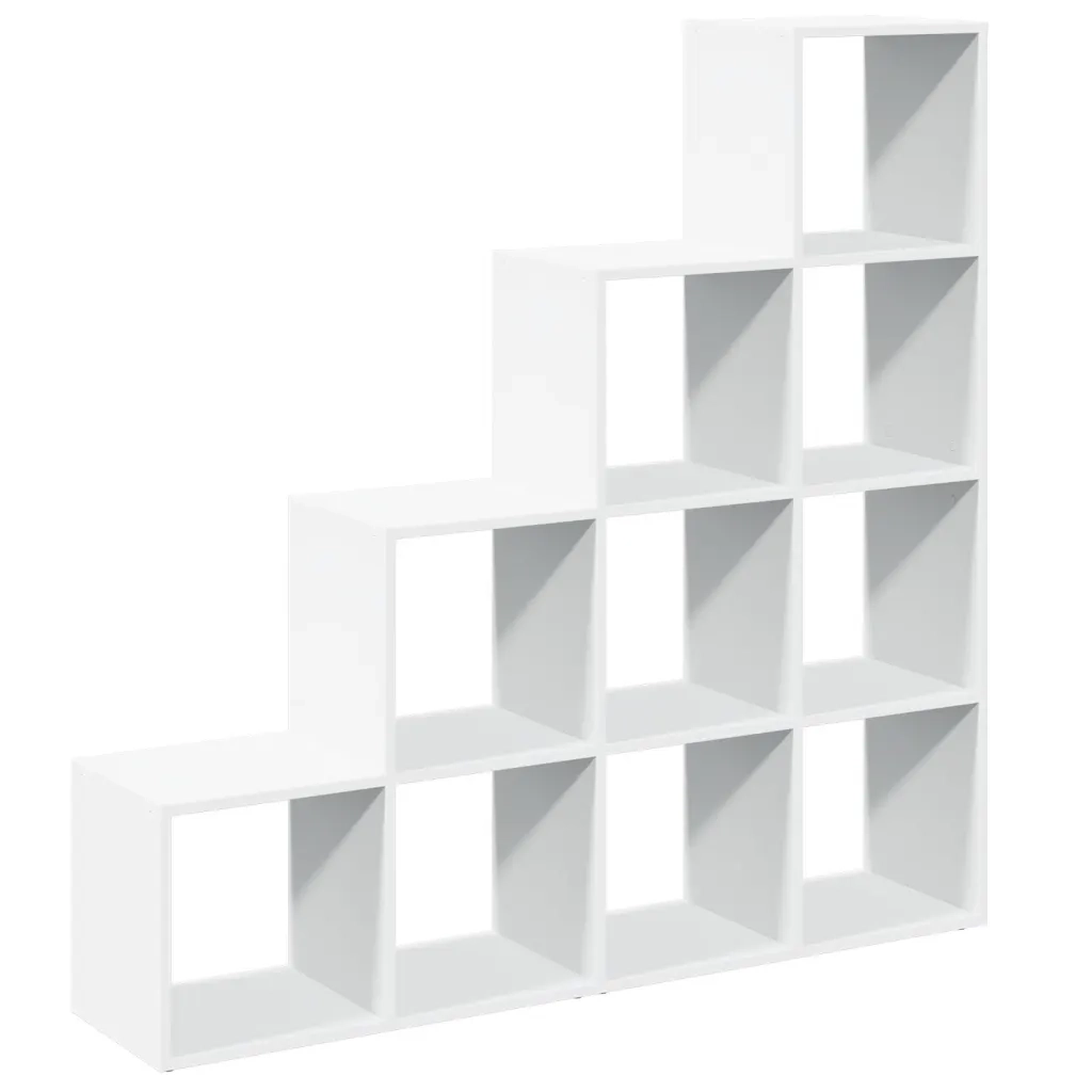 Libreria Divisorio 4 Ripiani Bianca 131,5x29x131,5cm Truciolato 857967