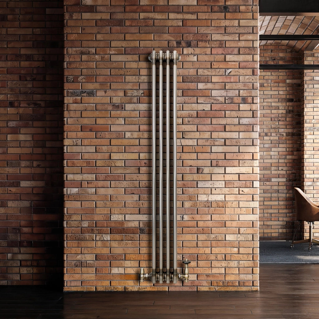 Radiatore 3 Colonne Verticale Metallo Grezzo 1500 x 200 mm TRV