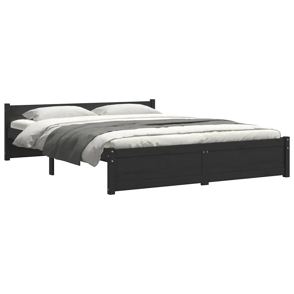 Giroletto Nero in Legno Massello 140x190 cm cod mxl 61093