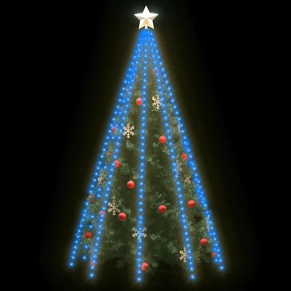 Rete di Luce per Albero di Natale 400 LED Blu 400 cm CFW1665783