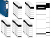 Etichette adesive - Etichette per documenti - Organizza i tuoi documenti - Bianche - Etichette per file - Ideali per Casa, Ufficio, Scuola